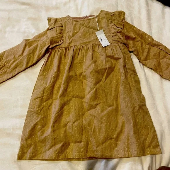 Louis Louise | Dresses | Louis Louise Paris Brand New Nwt Dress Girls Size  6 Leonette Check Dark Pink | Poshmark